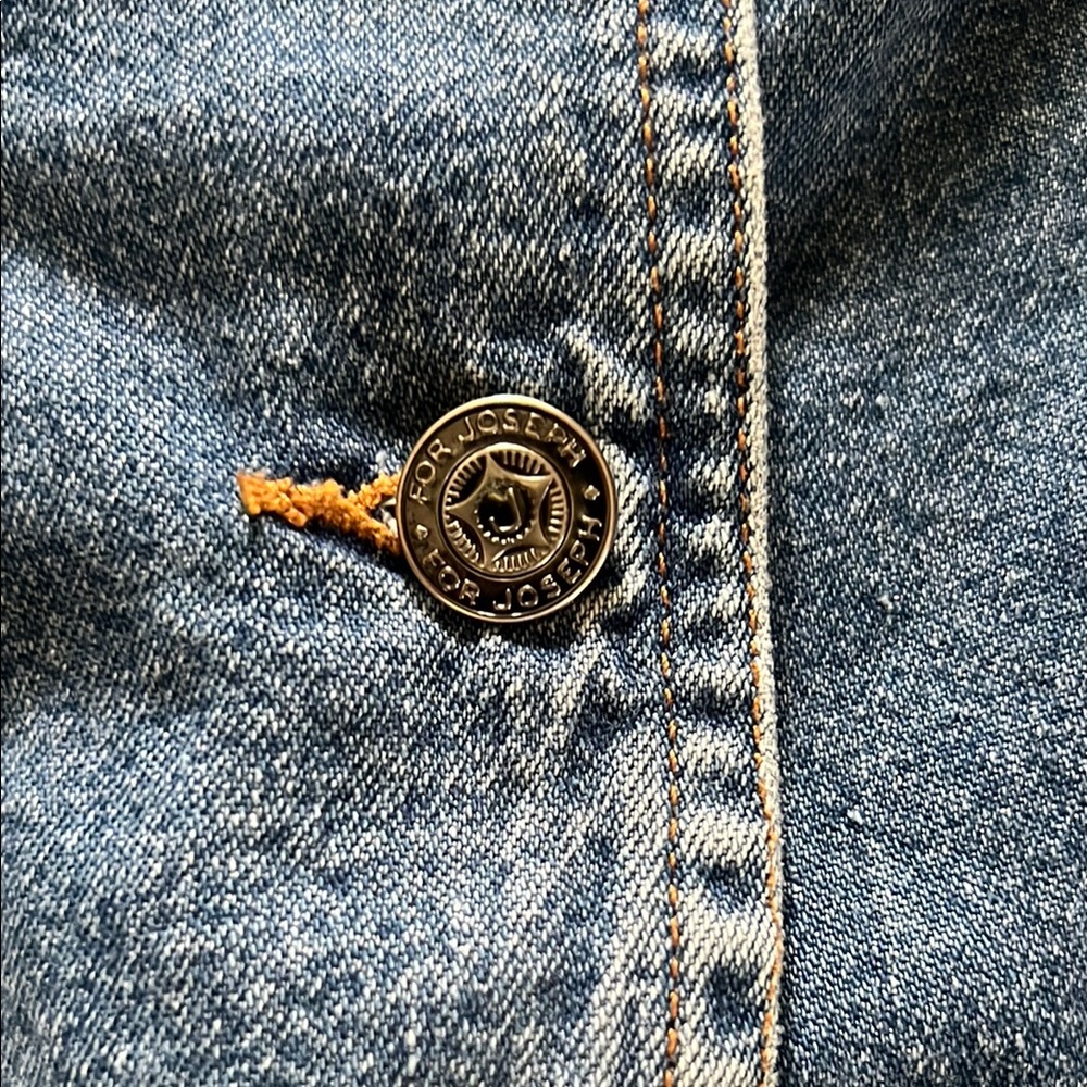 FOR JOSEPH Denim Blazer Jacket Size: Large (L) - Picture 14 of 16